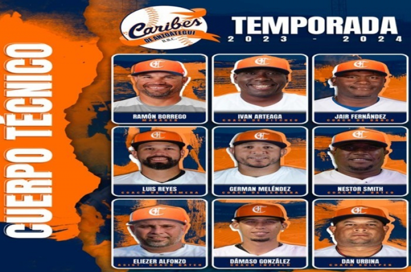 CARIBES COMPLETA CUERPO TÉCNICO