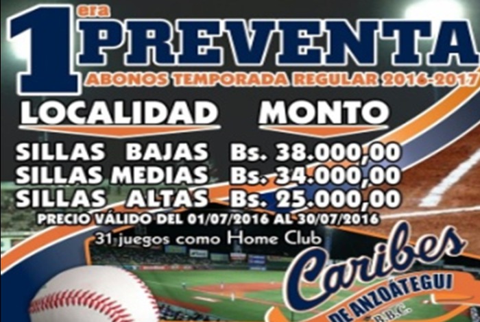 APROVECHA 1RA PREVENTA DE ABONOS