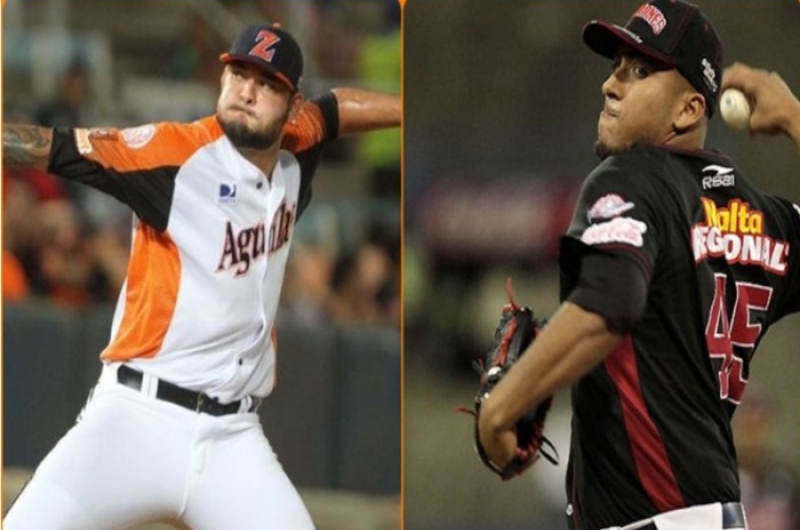ELVIS ARAUJO Y GREGORY INFANTE CON CARIBES